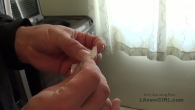 Rough best girl's handjob porn