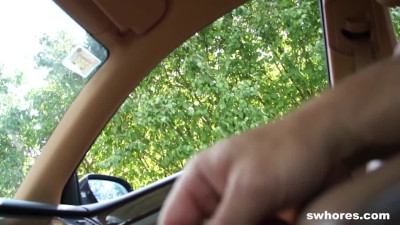 Tempting sweetheart's street whore trailer