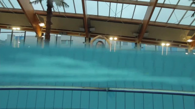Katy's natural tits clip by Underwater Show